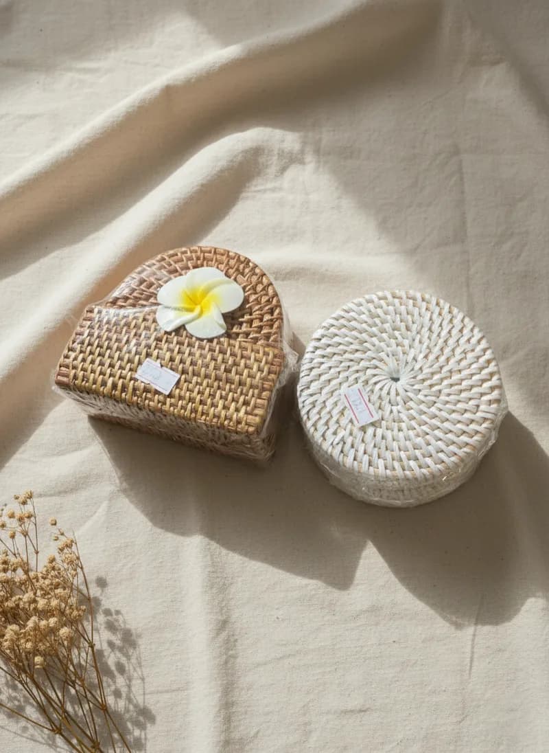 (collection) Rattan Coaster